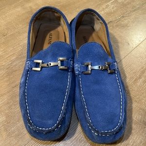 Alfani blue suede shoes